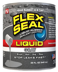 Flex Seal LFSGRYR32 Rubberized Coating, Gray, 32 oz, Can