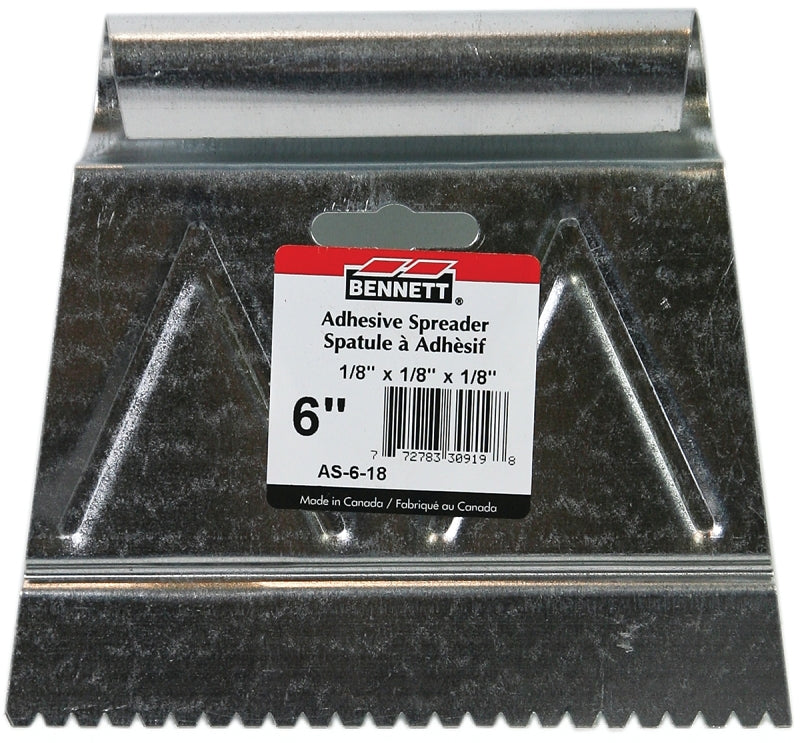 BENNETT AS-6-18 Adhesive Spreader, Metal Blade