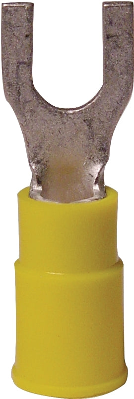 GB 10-116 Spade Terminal, 600 V, 12 to 10 AWG Wire, #8 to 10 Stud, Vinyl Insulation, Yellow