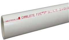 JM Eagle 531103 Pipe, 4 in, 10 ft L, Solvent Weld, SCH 40 Schedule, PVC, White