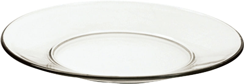 Oneida 842F Luncheon Plate, Glass, Clear, For: Dishwasher