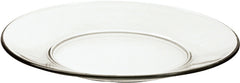 Oneida 842F Luncheon Plate, Glass, Clear, For: Dishwasher
