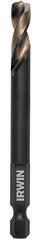 Irwin 1871041 Impact Drill Bit, 9/32 in Dia, 4-1/8 in OAL, Spiral Flute, 1/4 in Dia Shank, Hex Shank
