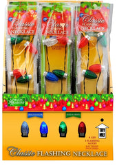 Hometown Holidays 25111 Necklace Flashing Classic Bulb, Multi-Color