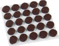 9949 MED BRWN FELT PADS 3/8