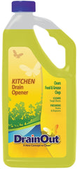 Drain OUT DOK0632N Drain Opener, Liquid, Yellow, Citrus, 32 oz Bottle