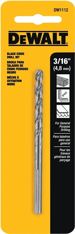DW1112 DRILL BIT OXIDE 3/16IN