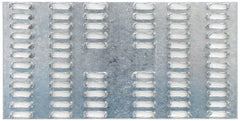 Simpson Strong-Tie MP14 Mending Plate, 4 in L, 1 in W, 20 Gauge, Steel, Galvanized