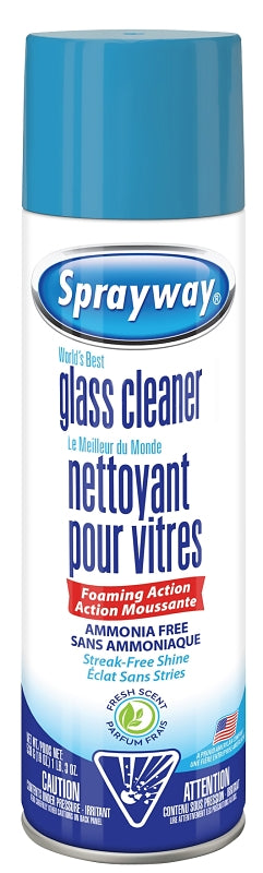 Sprayway SW050CCRETAIL Glass Cleaner, 19 oz Can, Liquefied Gas