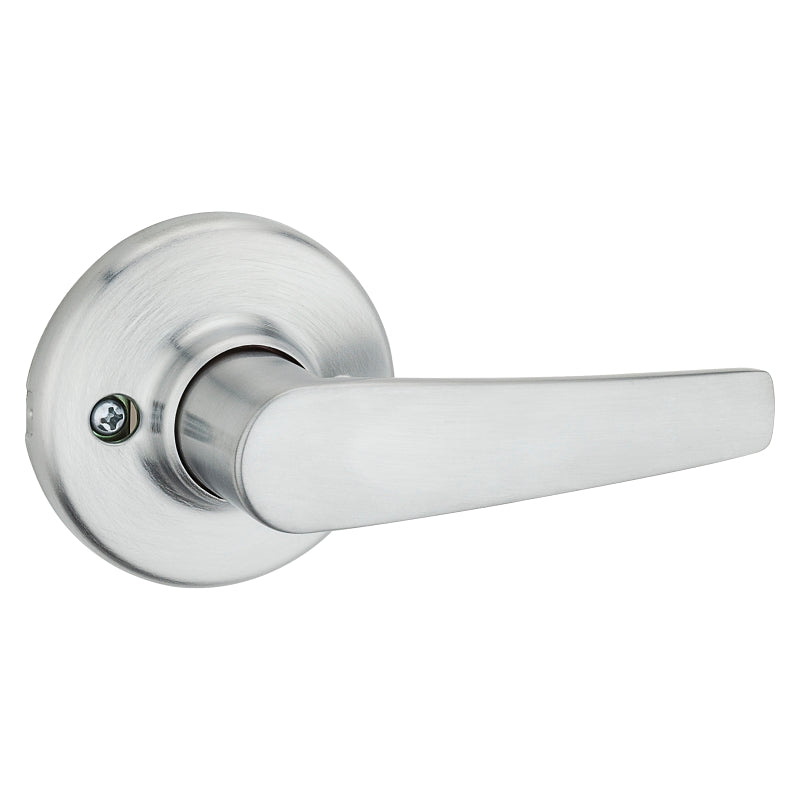 Kwikset 488DL 26D Half Dummy Door Lever, Satin Chrome, Zinc, Residential, Reversible Hand, 3 Grade
