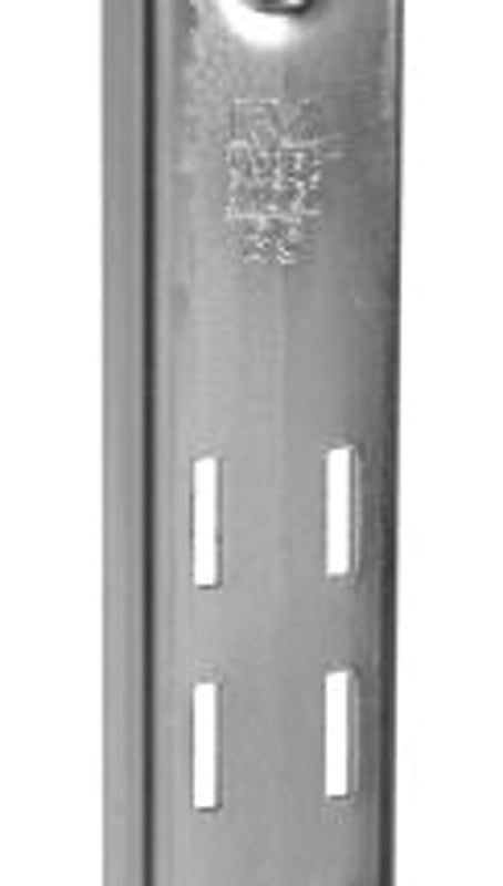 Knape & Vogt 85 ANO 24 Shelf Standard, 680 lb, 16 ga Thick Material, 1-1/4 in W, 24 in H, Steel, Anochrome