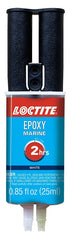 Loctite 1919324 Epoxy Marine, Tan/White(Hardener), 0.85 fl-oz Carded Syringe