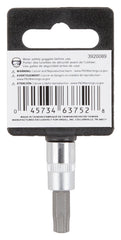Vulcan 55050031SD Star Bit Socket, T40 Tip, Chrome