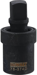 DeWALT DWMT75374OSP Impact Universal Joint, 3/4 in Drive, Female, Male Drive, 3-1/2 in L, Chrome