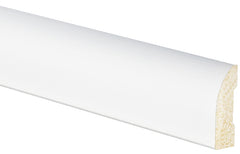 Inteplast Group 856 61080700032 OG Stop Moulding, 7 ft L, 1-1/4 in W, Polystyrene, Crystal White