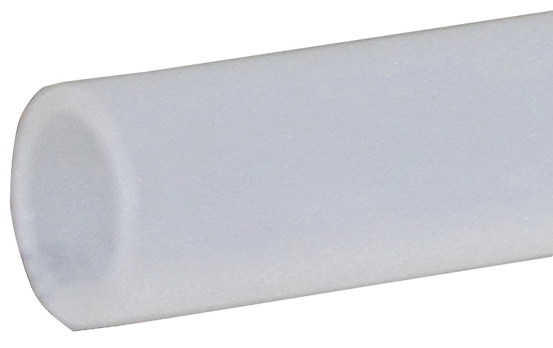 UDP T16 Series T16004003 Pipe Tubing, Plastic, Translucent Milky White, 100 ft L, 3/8 in OD, 1/4 in ID