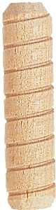 Waddell 774 Dowel Pin, 1/4 in Dia, 1-1/4 in L, Hardwood