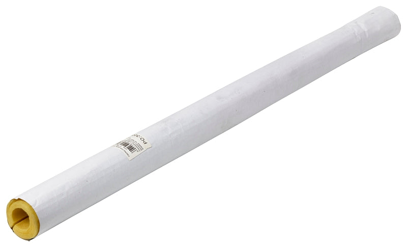 Frost King F11X Tubular Pipe Cover, 3 ft L, Fiberglass, White, 3/4 in Pipe