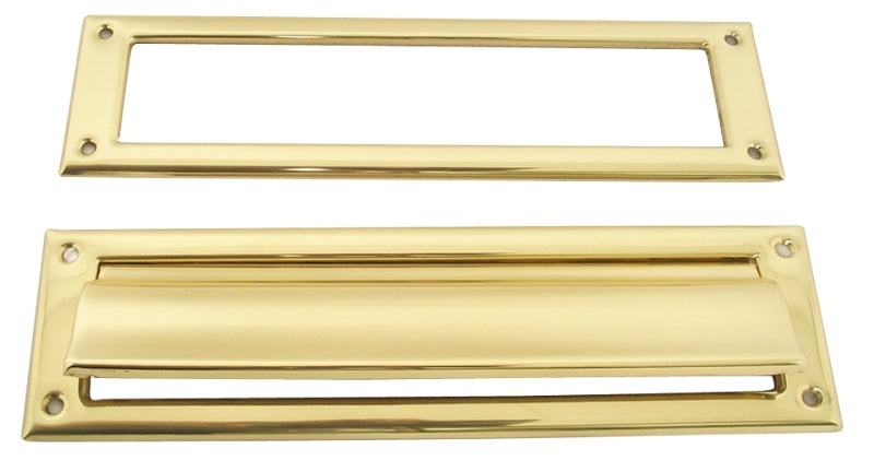 Schlage SC620B3 Mail Slot, 3-1/2 in L, 13 in W, Brass, Aged Bronze