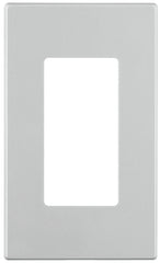 Leviton C42-80301-00W Wallplate, 4.61 in L, 2-3/4 in W, 1 -Gang, Polycarbonate, White