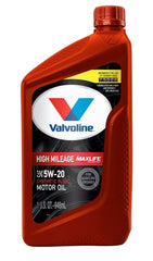 Valvoline 609506 Synthetic Blend Motor Oil, 5W-20, 1 qt, Bottle