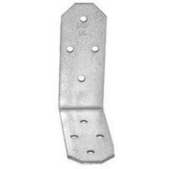 MiTek BL4 Multi-Purpose Corner Brace, 4-13/16 in W, 1-1/4 in D, Steel, G90 Galvanized