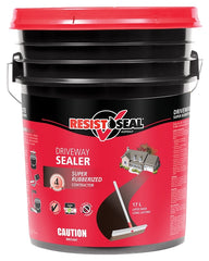 Resistoseal 50103/50000 Asphalt Driveway Sealer, Liquid, Black, 17 L Pail