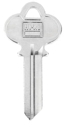 Hy-Ko 11010EL1 Key Blank, Brass, Nickel-Plated, For: Elgin EL1 Locks
