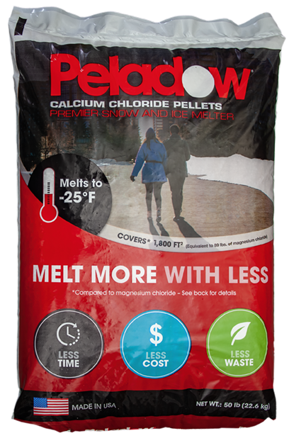 Peladow Calcium Chloride Pellets 50 lb. Bag