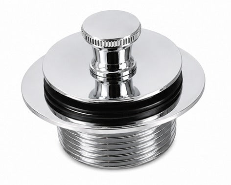 ProSource PMB-030 Bath Drain Assembly, Silver, Chrome