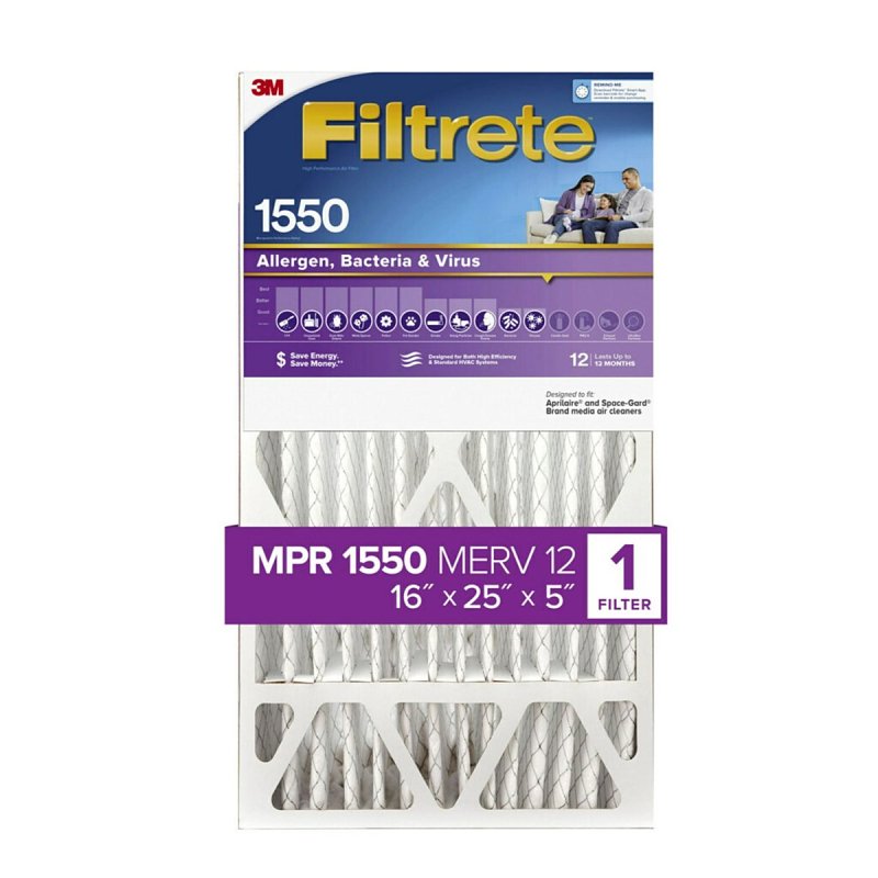 ALRGN RDC PLEAT FILTER 16X25X5