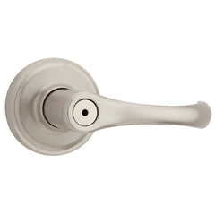 Weiser Aspen Series 9GLA3310-040 Privacy Lever, Levers Lock, Satin Nickel, Residential, Universal Hand, 2 Grade