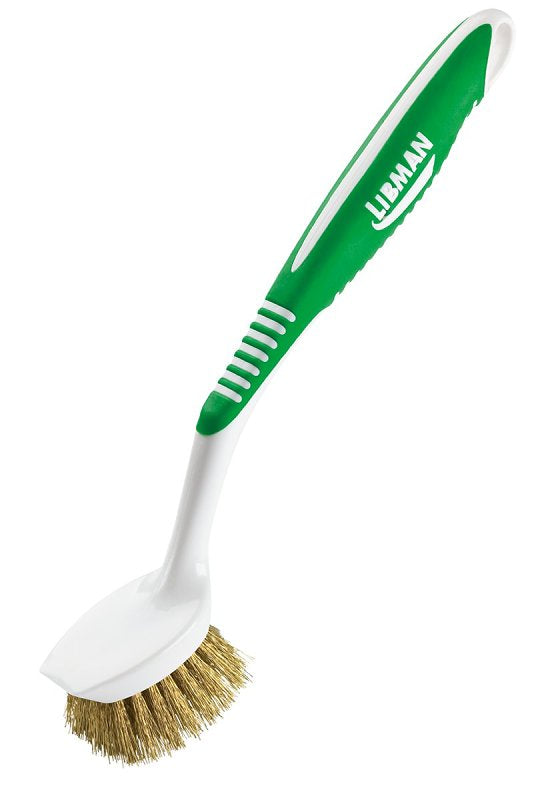 Libman 47 Pot Brush, Brass Bristle, 10.13 in L
