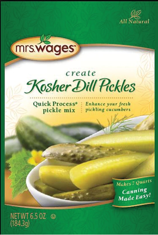 Mrs. Wages W622-J7425 Kosher Dill Pickle Mix, 6.5 oz Pouch