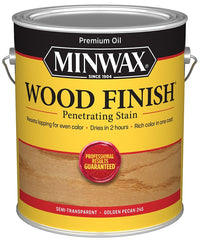 Minwax Wood Finish 71041000 Wood Stain, Golden Pecan, Liquid, 1 gal, Can