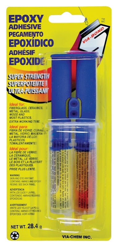 Via-Chem SY-SS-72 Epoxy Adhesive, Liquid, 28.4 g, Syringe
