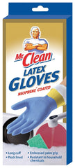Spontex 11953 Protective Gloves, L, Natural Latex, Blue