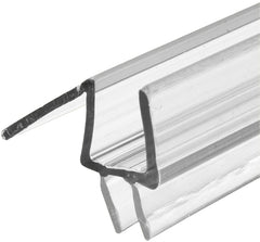 Prime-Line M 6258 Sweep, 3/8 in W, 1/2 in H, Vinyl Seal/Brush, Clear