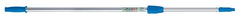 Professional Unger 972920 Telescopic Pole with Connect and Clean Locking Cone and Quick-Flip Clamps, 3 ft Min Pole L