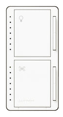 Lutron MACL-LFQH-WH Fan Control and Light Dimmer, 1 -Pole, 120 VAC, 60 Hz, White