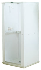ELM DURASTALL 68 Shower Stall, 32 in L, 32 in W, 74-3/4 in H, Thermoplastic, High-Gloss