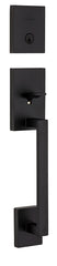 Kwikset Signature Series 818SCEXHFL 514 SMT Combination Lockset, San Clemente Design, Matte, 1 Grade, Zinc
