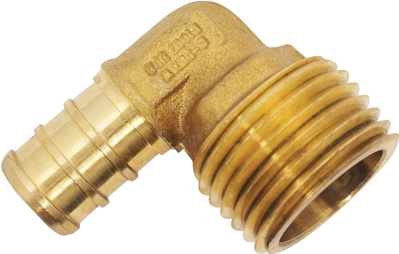 Apollo Valves APXME12 Pipe Elbow, 1/2 in, MNPT, 200 psi Pressure