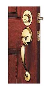 Schlage Plymouth Series F60VPLY/PLY505 Combination Lockset, Mechanical Lock, Handleset with Knob Handle, Round Design