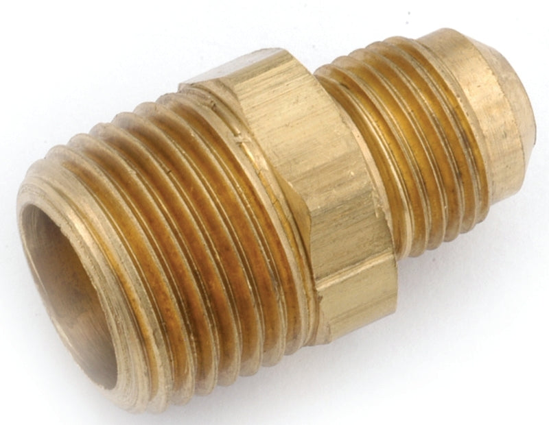 Anderson Metals 754048-0402 Connector, 1/4 x 1/8 in, Flare x MPT, Brass