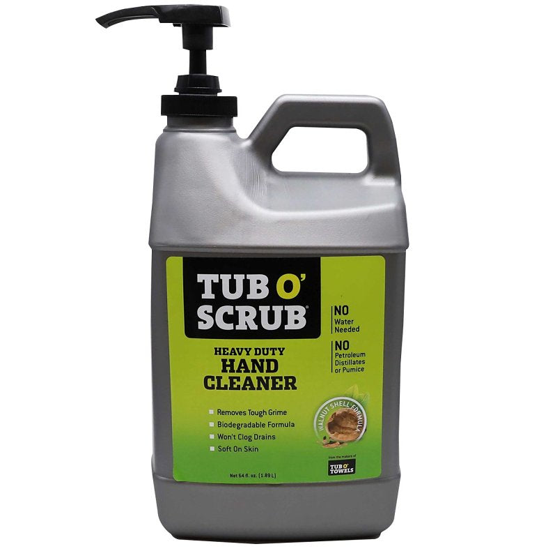 Tub O'Scrub TS64 Hand Cleaner, Liquid, White, Mild Citrus, 0.5 gal Bottle