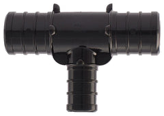 Apollo Valves PXPAT3434125PK Pipe Tee, 3/4 x 1/2 in, Barb, Plastic, Black, 200 psi Pressure