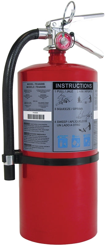 First Alert FE20A120B Rechargeable Fire Extinguisher, 20 lb, Monoammonium Phosphate, 20-A:120-B:C Class