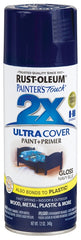 2X Ultra Cover 249098 Spray Paint, Gloss, Navy Blue, 12 oz, Can