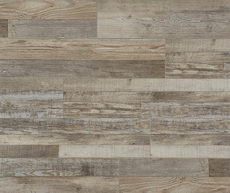 Choice Vinyl Santa Monica Series CVP103S02 Flooring Plank, 48 in L, 7 in W, Beveled Edge, Authentic Wood Pattern, Vinyl